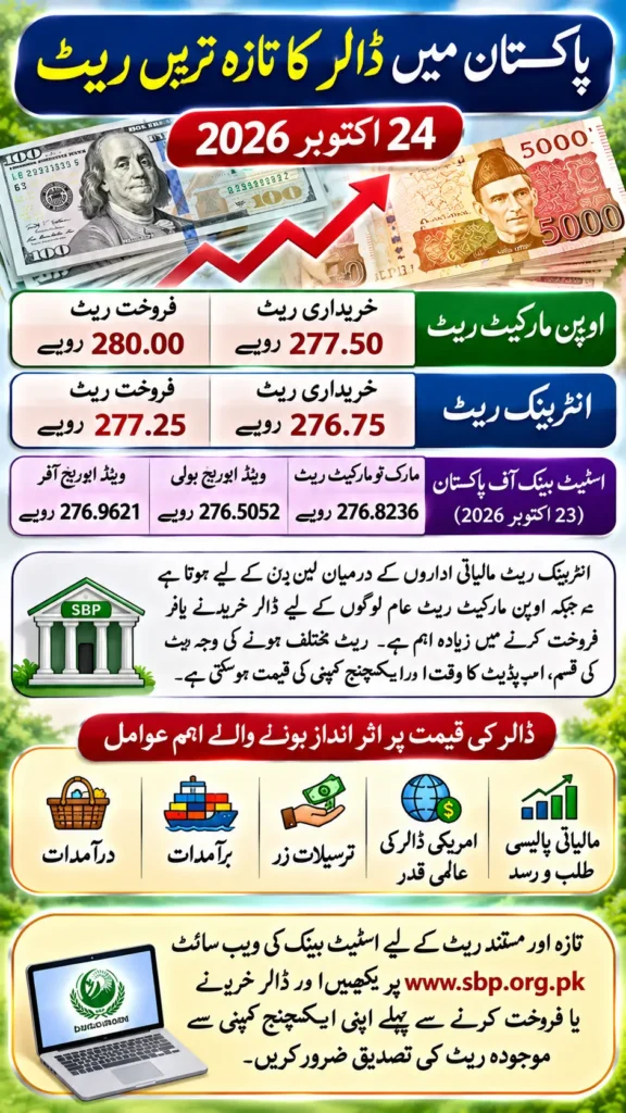 Dollar Rate in Pakistan Today: Interbank vs Open Market Explaine
