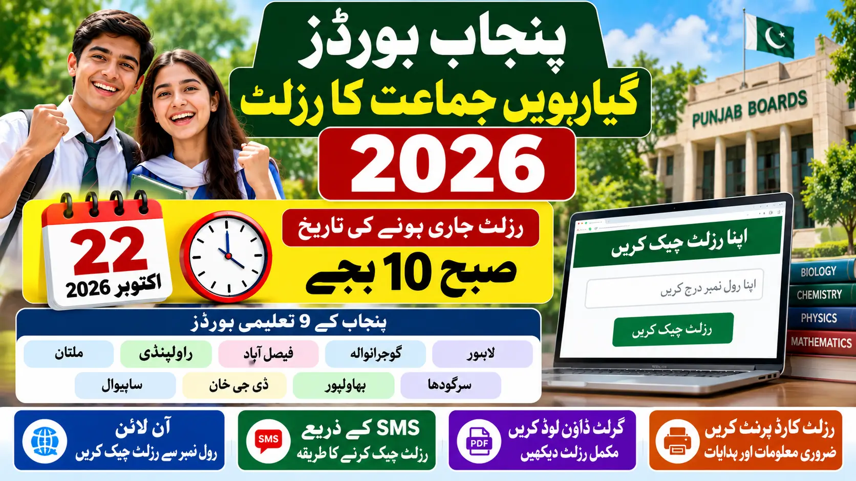 11th Class Result 2026 Punjab Boards