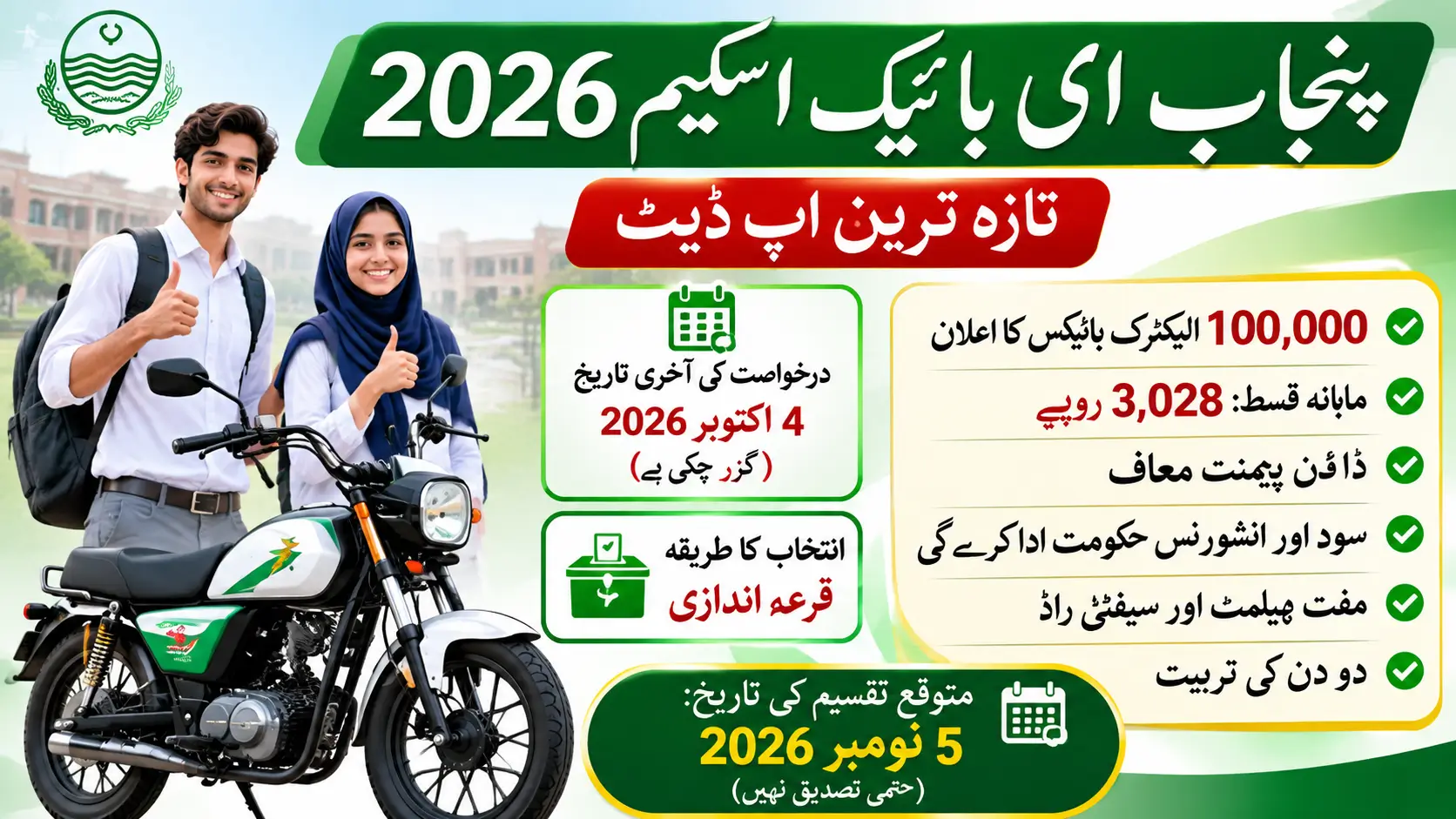 Punjab E-Bike Scheme (2026)