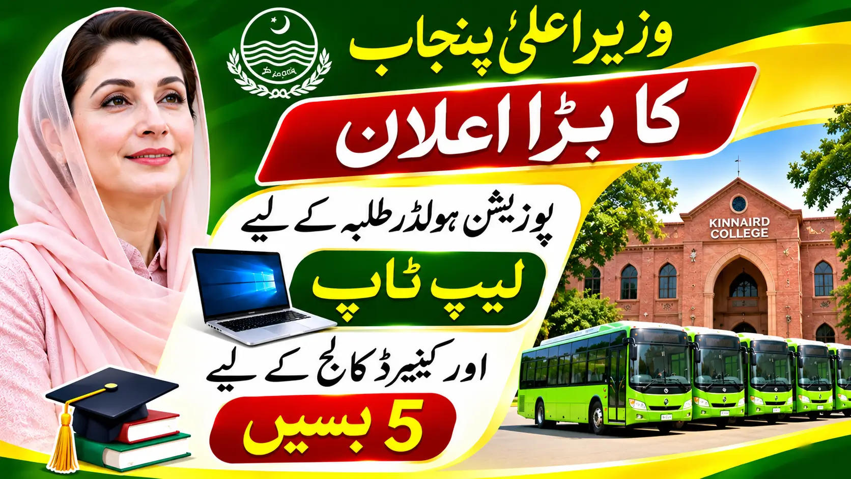 CM Punjab Announces Laptops
